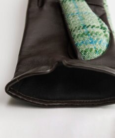 ORuKuBET Harris Tweed グローブ(WOMEN)【日本製・保湿成分/スクワラン加工・ 抗菌機能・タッチパネル対応】