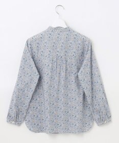 J.PRESS LADIES 【洗える】 LIBERTY Honeydew/Kate&Mil フリルネック ブラウス