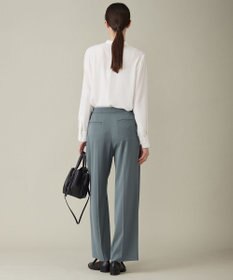 ICB 【WEB限定カラーあり・速乾・洗える】BackSatinAmunzen スカーフタイブラウス