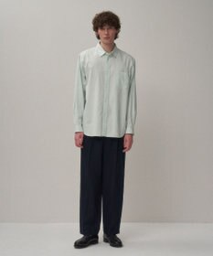 ATON WASHER OXFORD | ルーズフィットシャツ - UNISEX