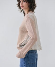 BEIGE， 【洗える・CLUEL 4月号掲載】COMFREY / オーガニックコットンクルーネックニット