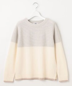 J.PRESS LADIES L 【WEB限定カラーあり・洗える】CAT ボートネック ブロッキング ニット