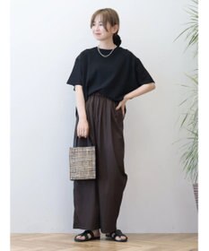 AMERICAN HOLIC 異素材ショルダー切替カットプルオーバー