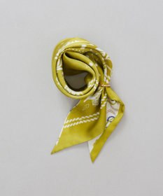 AURORA Beaurance （ビューランス）シルクツイル トライアングルスカーフ(リング付き)