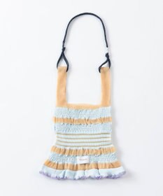 TRICOTE シースルー×マクラメ編 ショルダーバッグ
