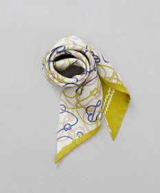 AURORA Beaurance （ビューランス）シルクツイル トライアングルスカーフ(リング付き)