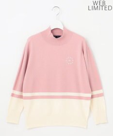 23区GOLF 【WOMEN/EC限定】カラーブロック モックニット