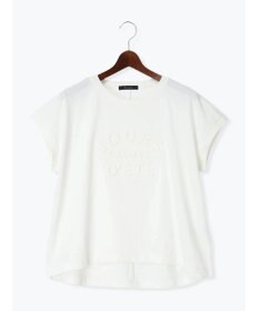 Te chichi 【接触冷感】エンボスロゴフレンチスリーブTシャツ