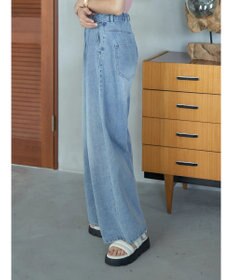 earth music&ecology タックホックデニムパンツ