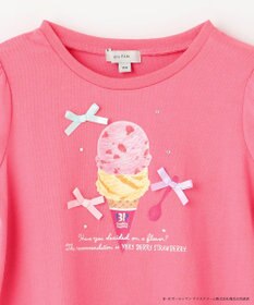 ANY KIDS 【any FAM×サーティワン アイスクリーム】うしろひらひらTシャツ