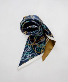 AURORA Beaurance （ビューランス）シルクツイル トライアングルスカーフ(リング付き)