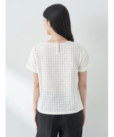 earth music&ecology ジャガードレースプルオーバー