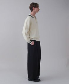 WEGO 【ユニセックス着用ITEM】ワンポイント刺繍ニットポロ