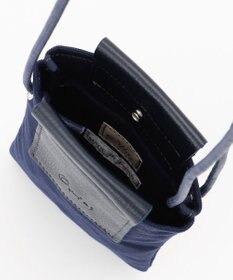 UNBILLION Otias 8号キャンバスシュリンクレザースマホショルダー