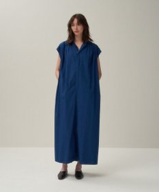 ATON NATURAL DYED COTTON LAWN | タックドレス