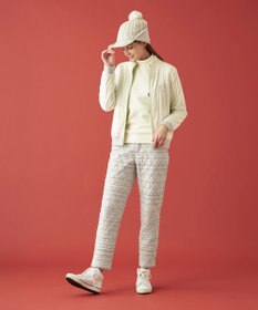 23区GOLF 【WOMEN】つば付きケーブル ニットキャップ