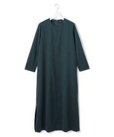 23区 L 【洗える】メリノウールサテン ワンピース