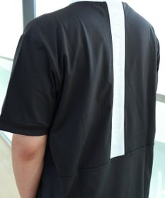 PW CIRCULUS 【UVカット / 吸水速乾 / 伸縮性抜群】【MEN】バックメッシュ切り替えモックT