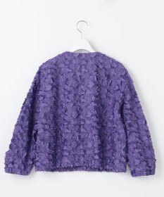 自由区 S YONEZAWAレーシージャガード ノーカラージャケット