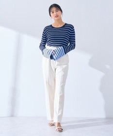 YECCA VECCA マルチボーダー柄ニット