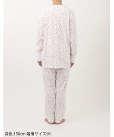 tsumori chisato SLEEP ツモリチサト パジャマ 長袖 長ズボン ルームウェア 綿100%(本体) 肌側起毛 スムース素材 上下セット 前開き tsumori chisato SLEEP UDW443 /ワコール
