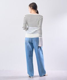 YECCA VECCA マルチボーダー柄ニット