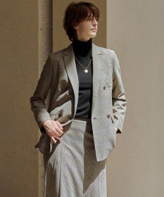 J.PRESS LADIES L モナベールツイル チェック フレア スカート