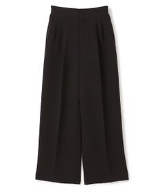 uncrave 【防シワ・洗濯機洗い可】ウォッシャブル ダブルクロス ワイドパンツ