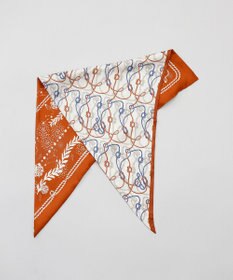 AURORA Beaurance （ビューランス）シルクツイル トライアングルスカーフ(リング付き)