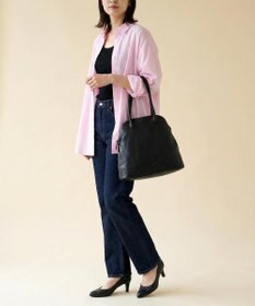 FOLNA RD ソフトレザーブガッティボストンバッグL-SIZE