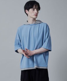 WEGO フェイクレイヤードフードT（S）