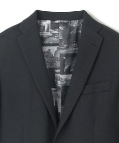 JOSEPH HOMME ウーステッドモックロディ ジャケット＜裏地：フォトコラージュプリント＞