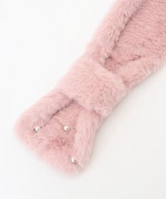 ANY KIDS パール×リボンファーマフラー