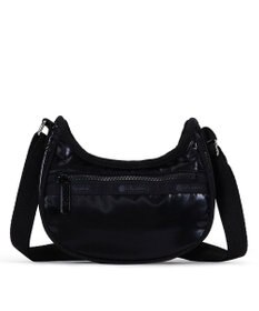 LeSportsac MINI HOBO CROSSBODY/ブラックシャイン