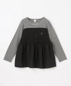 組曲 KIDS 【110-140㎝】ビスチェドッキング Tシャツ