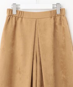 自由区 L 【洗える】ライトスエード キュロット