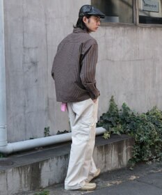 WEGO ミニマムチェックショートシャツ（LS）