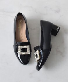 Bridget Birkin 【Bridget Birkin】バックルビジューヒールアップローファー