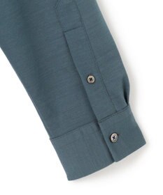 JOSEPH HOMME ウールツイストジャージー　バンドカラーシャツ