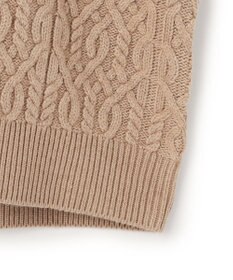 J.PRESS YORK STREET 【UNISEX】アランケーブル クルーネック ニット