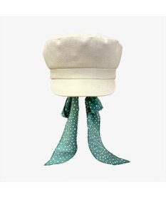 林八百吉商店 un chapeau　リボン付きキャスケット