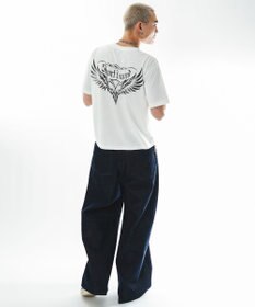 WEGO 【ユニセックス着用ITEM/MLサイズ展開】クロップドグラフィックT（SS）