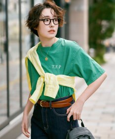 ANY ピグメントアソートロゴＴシャツ グリーン