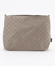 Y'SACCS ドットジャガードポーチ付きトートバッグ