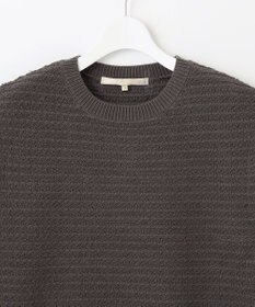 自由区 L 【洗える】ツイードライクニット ベスト