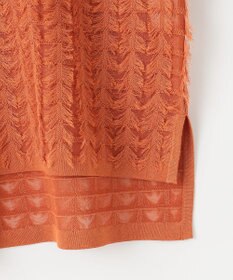 自由区 S 【セットアップ対応・洗える】シアーカットジャカード ニット