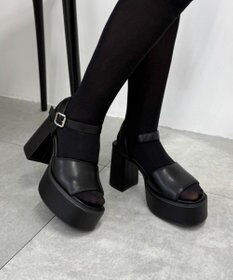 WEGO ヒールデザインサンダル