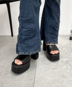 WEGO ヒールデザインサンダル