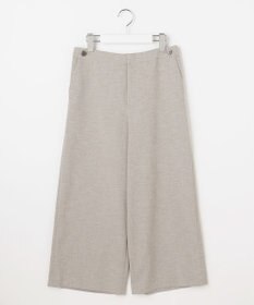 J.PRESS LADIES Shineシャンブレーツイル クロップド パンツ