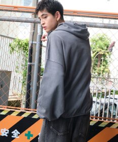 WEGO アシッドウォッシュバルーンパーカー